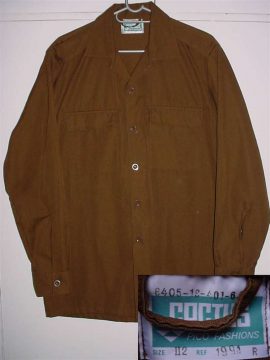 9794 SA Army nutria long sleeved shirt, Large (Uniforms)