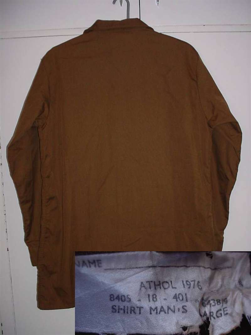 9539 SA Army nutria long sleeved shirt, Large (Uniforms) - Image 2