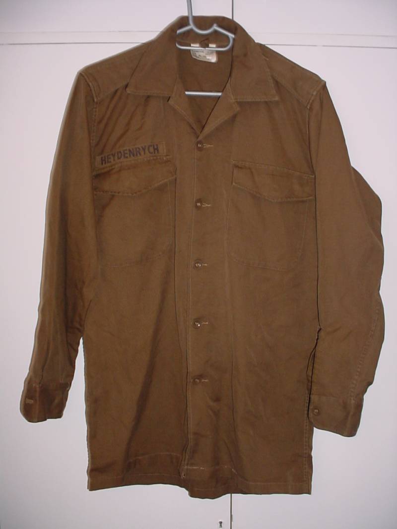 5223 SA Army nutria long sleeved shirt, Medium (Uniforms)