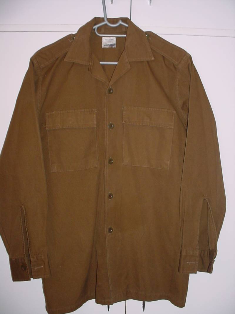 5229 SA Army nutria long sleeved shirt, Medium (Uniforms)