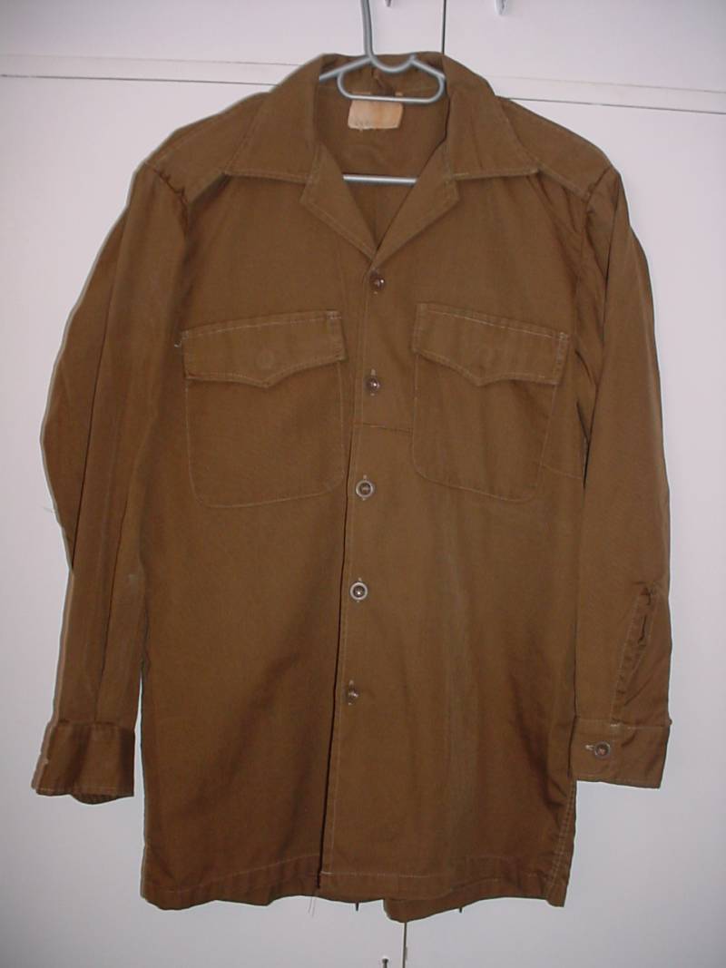 5221 SA Army nutria long sleeved shirt, Medium (Uniforms)