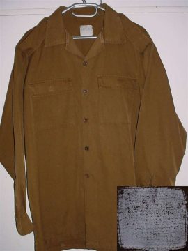 9793 SA Army nutria long sleeved shirt, XL (Ref. Uniforms)