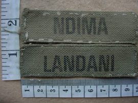6243 Transkei Army name badge (Army Transkei)