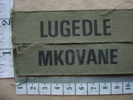 6242 Transkei Army name badge (Army Transkei)