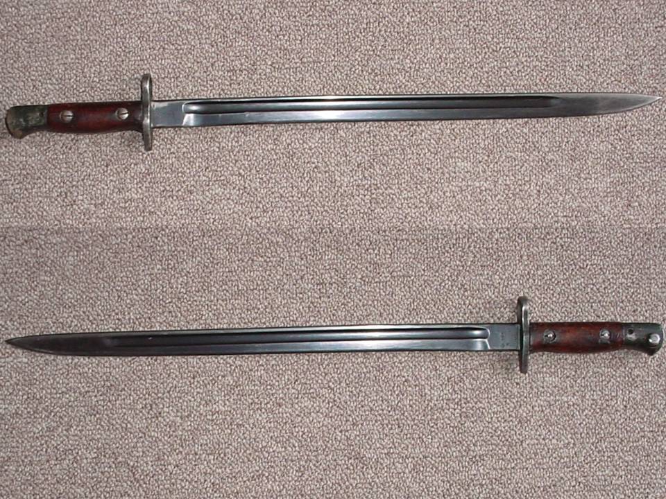 7727 British Sanderson made Pattern 1907 bayonet dated May 1917 (UK)