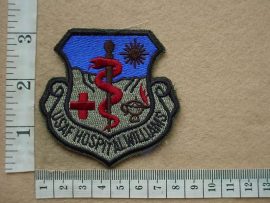 8741 USAF Hospital Williams arm patch (Ref. USAF)