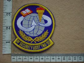 8753 USAF Security Assistance Training Squadron arm patch (Ref. USAF)