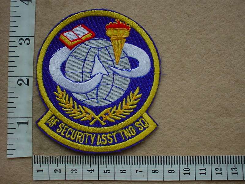8753 USAF Security Assistance Training Squadron arm patch (Ref. USAF)