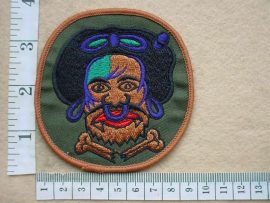 8755 USAF 80th Fighter Squadron Head Hunters arm patch (Ref. USAF)