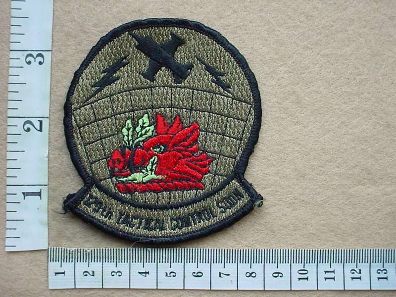 8764 USAF 129th Tactical Control Squadron arm patch (Ref. USAF)