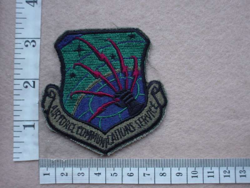 8780 US Air Force Communications Service arm patch (Ref. USAF)