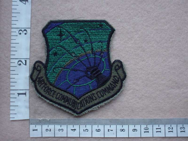 8781 US Air Force Communications Command arm patch (Ref. USAF)