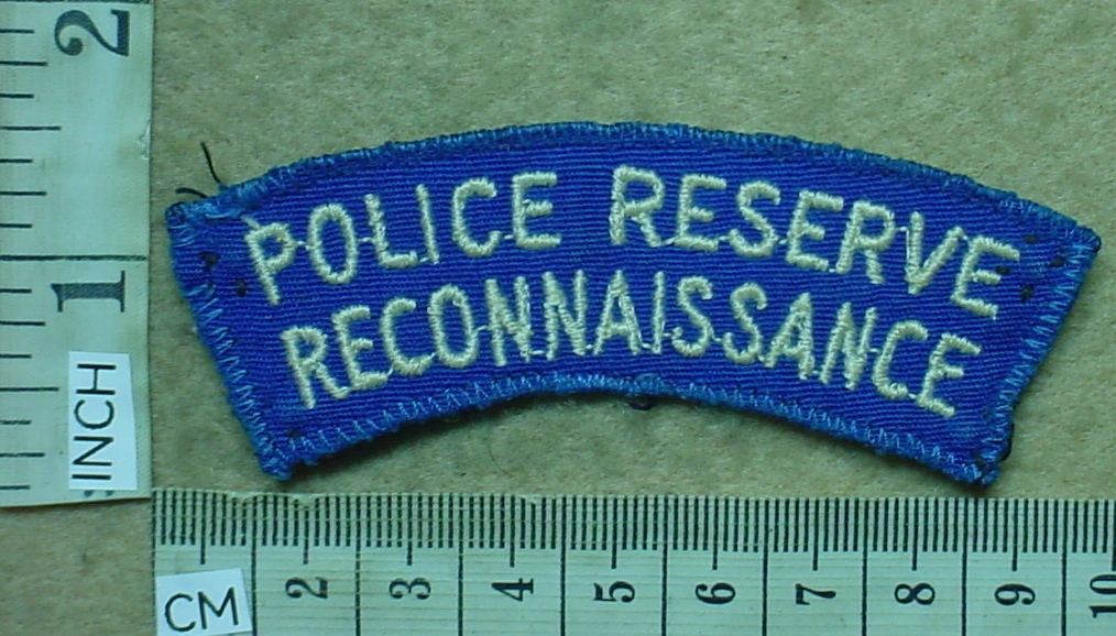 2013 British South African Police Reserve Reconnaissance shoulder title (C558)