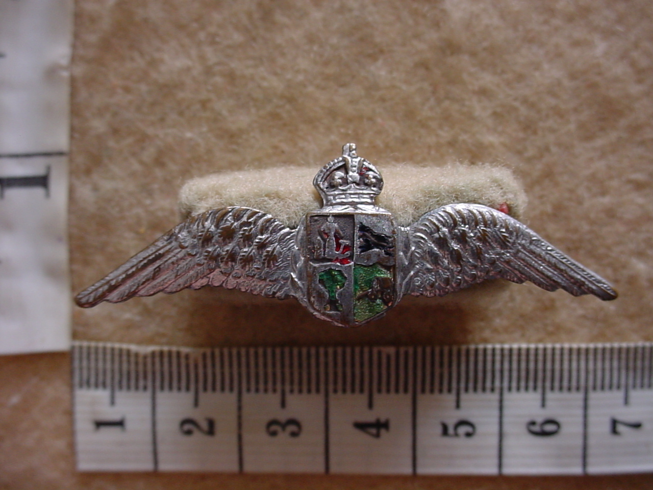 8004-1 SA Air Force Pilots wings sweetheart brooch (CO1509)