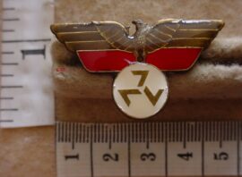1125 Afrikaner Weerstand Beweging collar badge (AWB) (CO2059)