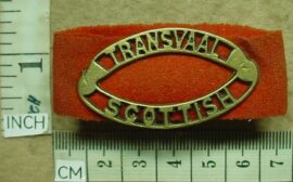 8950 Transvaal Scottish shoulder title, WW2 (CO2335)