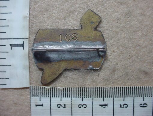 8322 Rhodesia Women Munition Workers badge, number 109 (CO3019) - Image 2