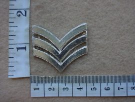 1562-1 Rhodesian British South Africa Police Sergeant rank badge (CO3264)