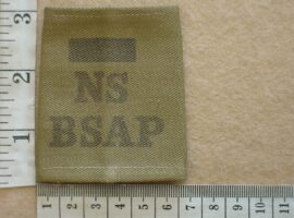 8248 Rhodesian British South Africa Police National Service Patrol Officer rank slide (CO3413)