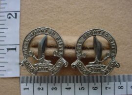 209 Natal Mounted Rifles collar badges (CO470-CO472)