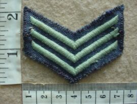 8230 Rhodesian Air Force Sergeant and Sergeant Technician rank badge (DW2 326)