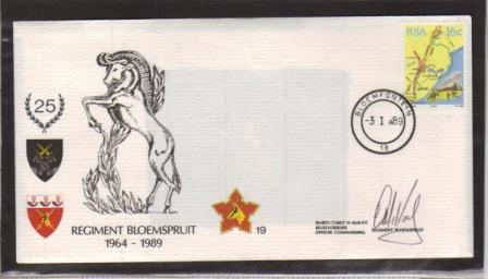 6771 Regiment Bloemspruit arm flashes, Orange Free State Command balkie (F57) - Image 3