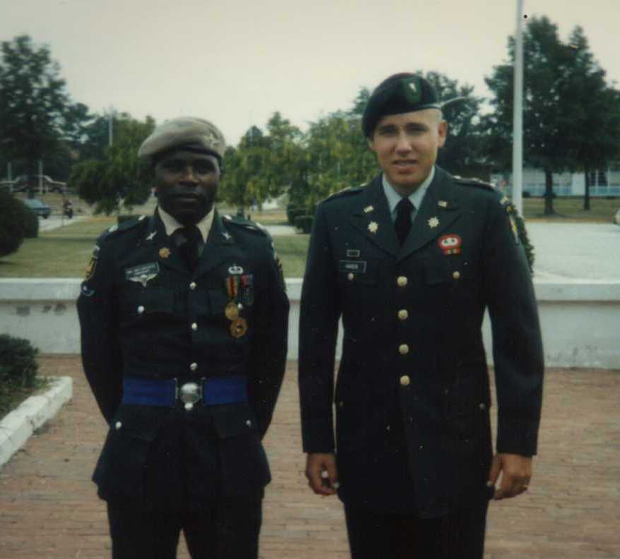 9999 Zimbabwe Special Air Service parachute wings, camo dress