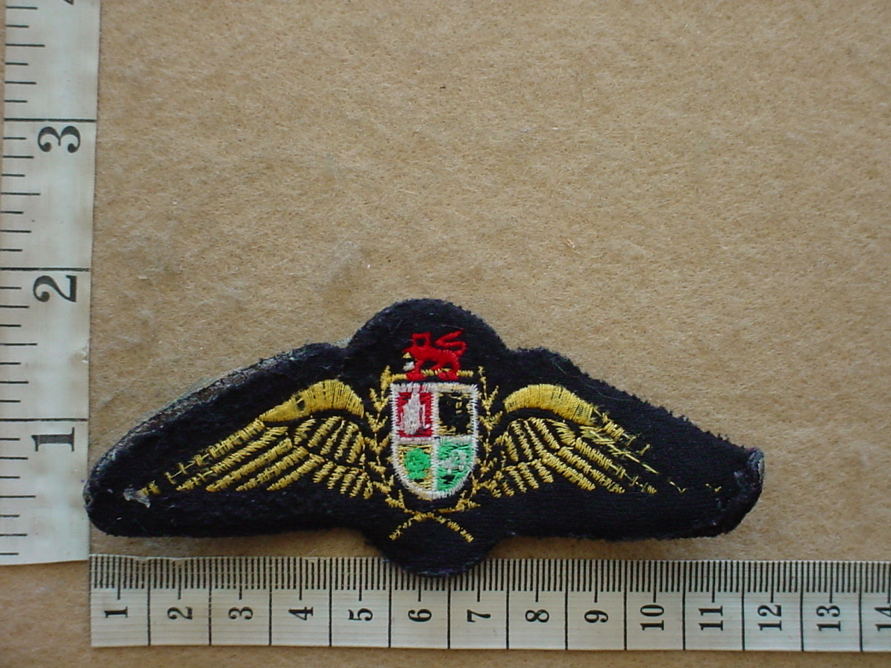 6981-1 South African Air Force Pilots wings, 2000 hours (DW1 58 13)