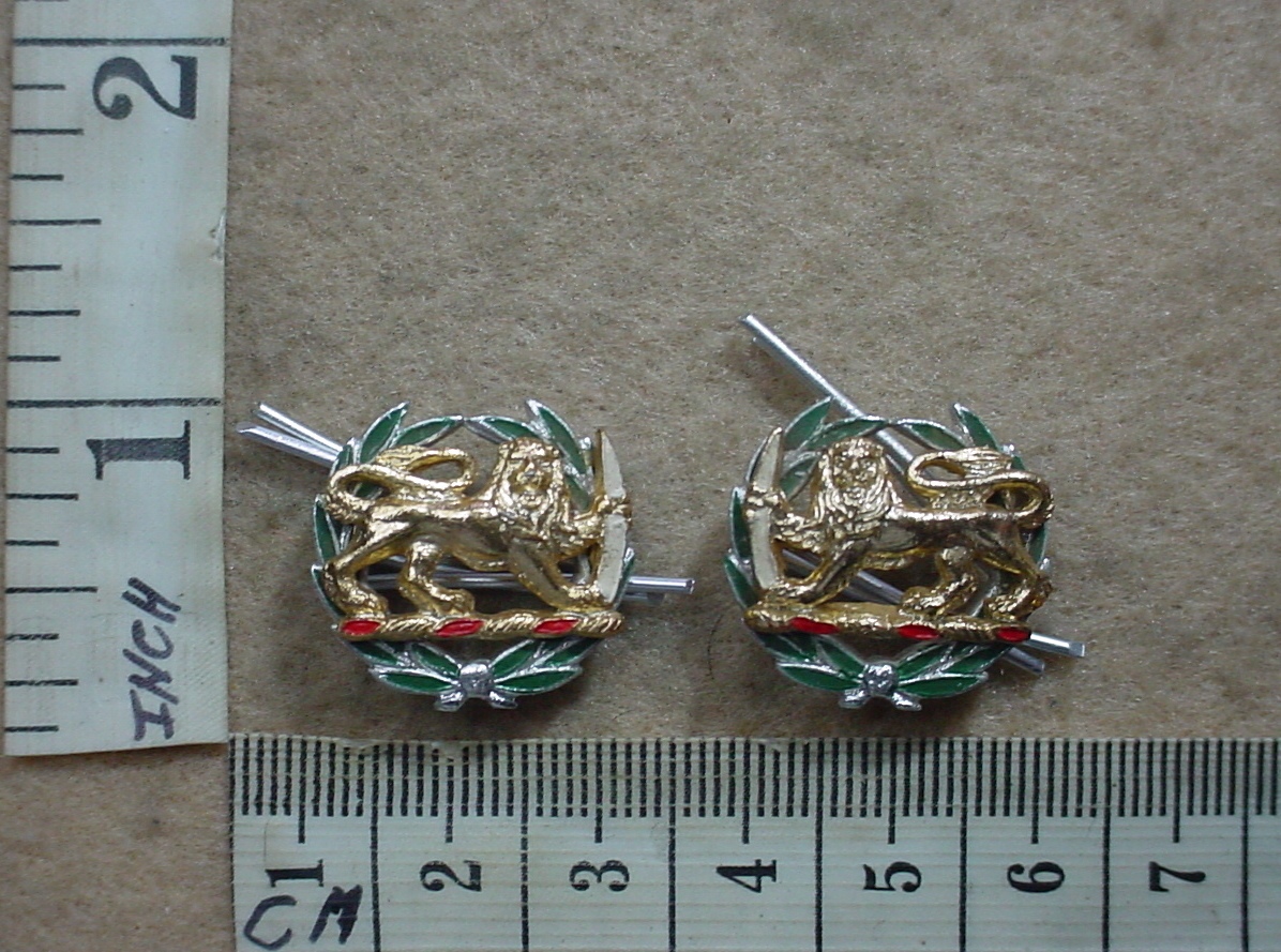 10767-1 Rhodesian Army Major rank badges, Mess Dress, pair (DW2 1008)