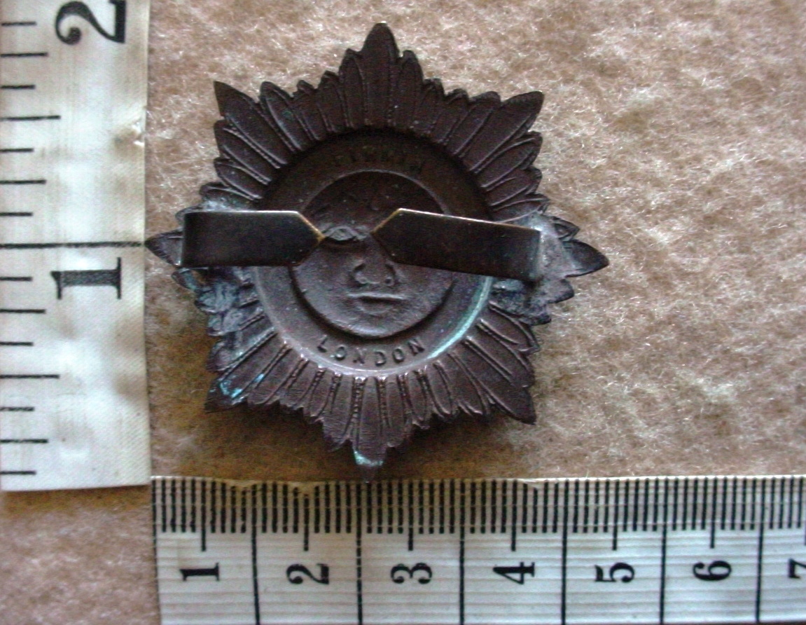 9300 Indian Sawai Man Guards cap badge, Officers OSD Bronze (Army India) - Image 2