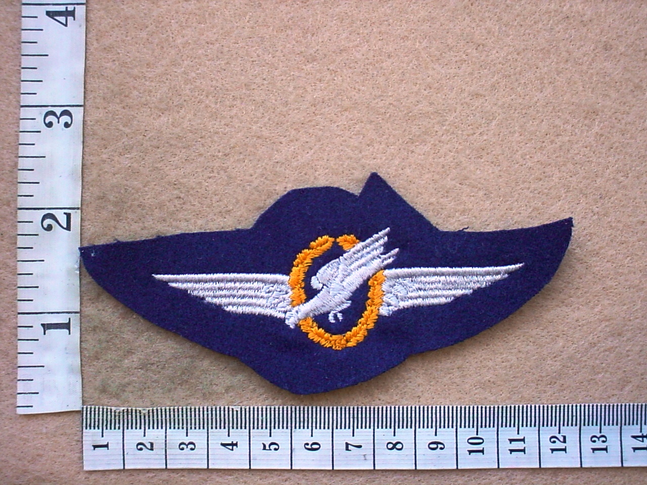 4012-4 German Navy paratrooper wings, 1st Class, trial pattern (Para Germany)