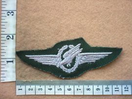 4012-2 German Army paratrooper wings, 2nd Class, trial pattern (Para Germany)