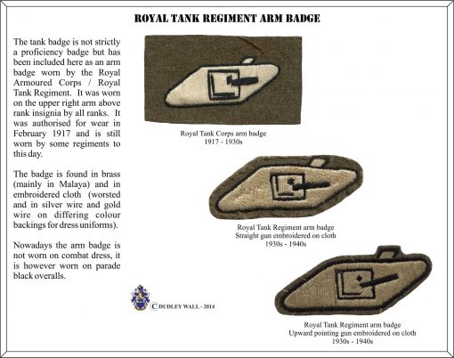 8153-1 Royal Tank Regiment sleeve badge (BACI 422) - Image 3