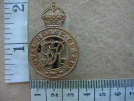 1844-1 Royal Horse Guards cap badge, GvR (BBA 55)