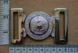 7802-2 Rhodesian Army belt buckle, Infantry, Green's Dress, 2nd issue (CO2589)