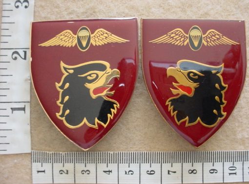 10976-1 44 Para Bde Parachute Instructor arm flashes, black oval, proposed (F)
