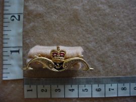 4996-1 Royal Navy Submariner badge, mess dress (Navy England)