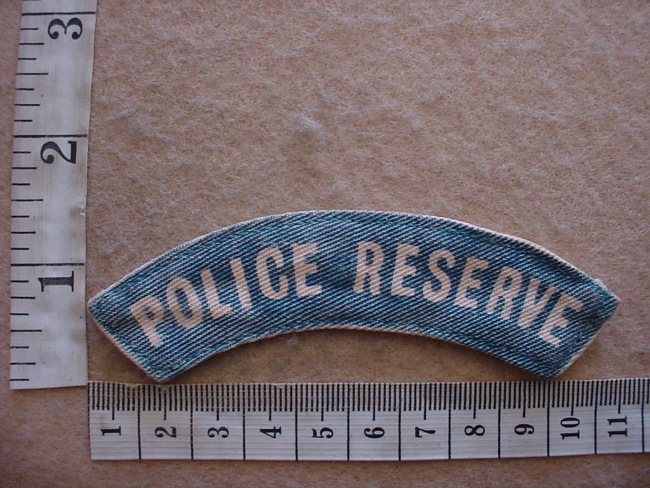 10010 Rhodesian British South Africa Police Reserve shoulder title (C563)