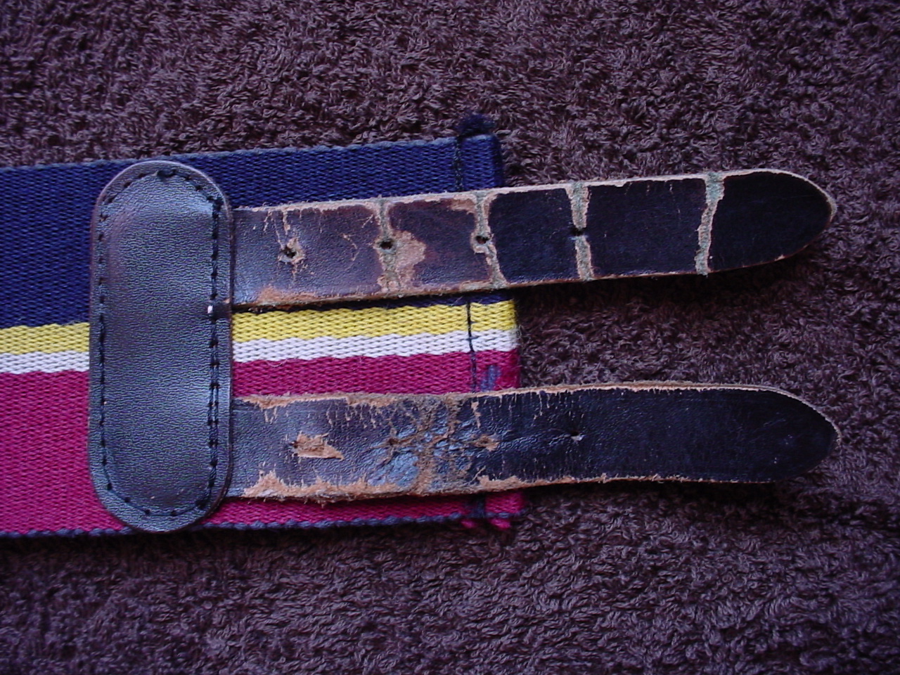 3225-1 Rhodesian Army Pay Corps stable belt (DW2 811) - Image 5