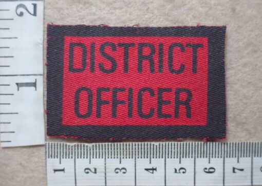 10461 Rhodesian Internal Affairs District Officer rank title (C655)