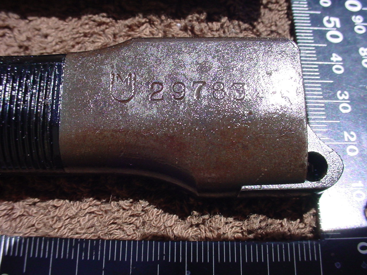 7774 Belgian FN FAL Type A South African Police bayonet, Union Military stamp (SAP) - Image 3