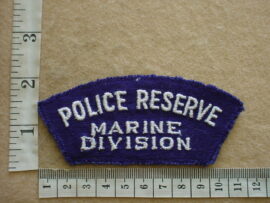 10011 BSAP Marine Division shoulder title (C457/DW2 121)