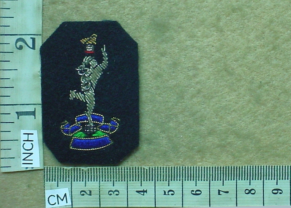 1951 Rhodesian Corps of Signals Officers Dress Blues arm badge (DW2 692/C539) - Image 2