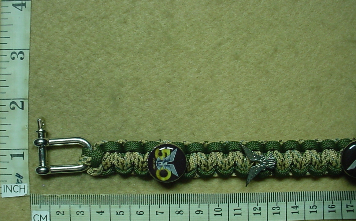 5011 Rhodesian Selous Scouts Association parachute cord bracelet, 50th Anniversary (CO3057) - Image 2