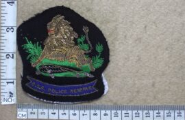 8993 British South African Police Reserve blazer badge (R cloth)