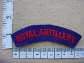 4473-1 Royal Artillery shoulder title (ST England)