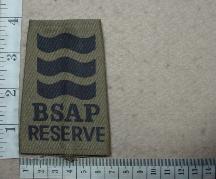 10046 British South Africa Police Reserve Group Leader rank epaulette (CO3421)