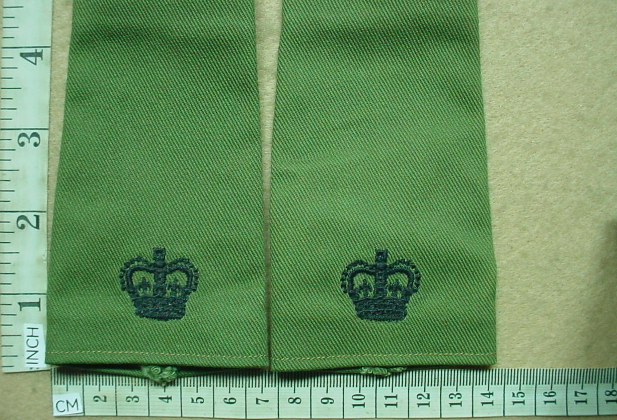 2826 Rhodesian Army Major rank epaulettes, pre-UDI (DW2 1013)