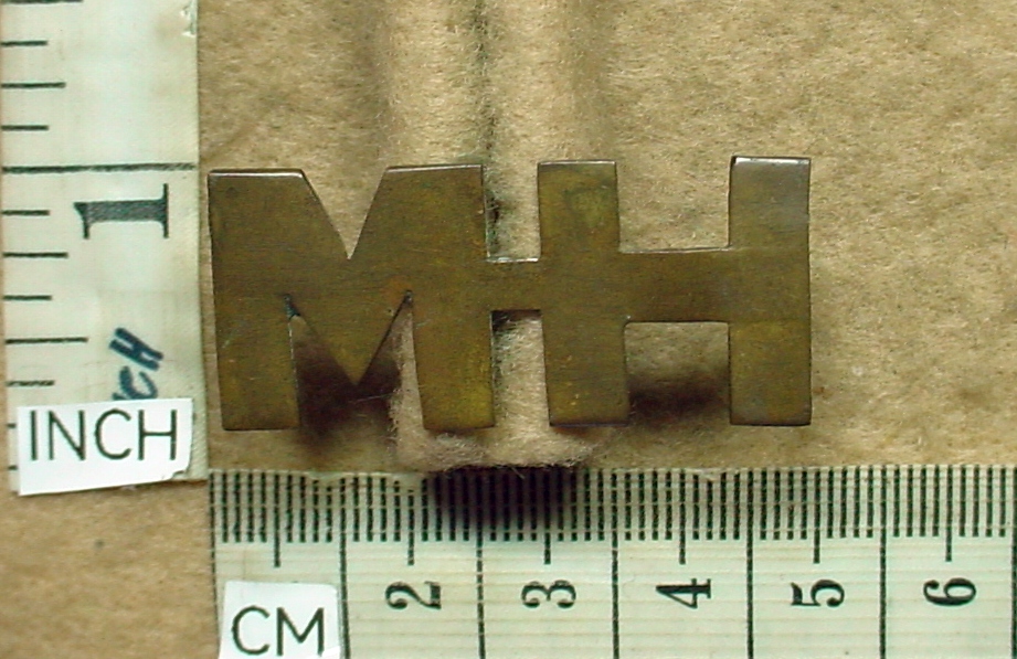 86 Marshall's Horse slouch hat badge (CO1703)