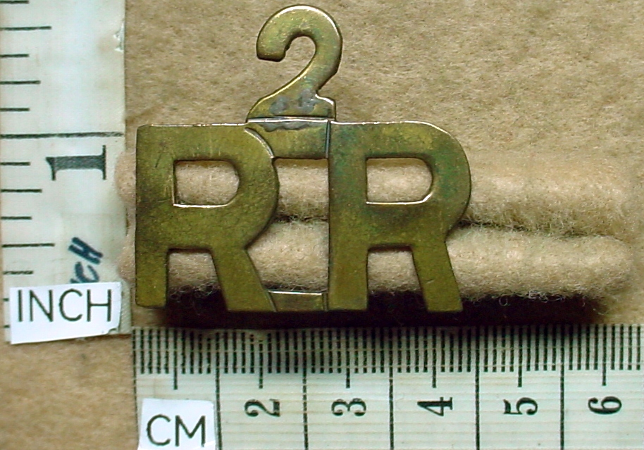 9012 2nd Bn Rhodesia Regiment helmet badge, WW1 (CO3064)